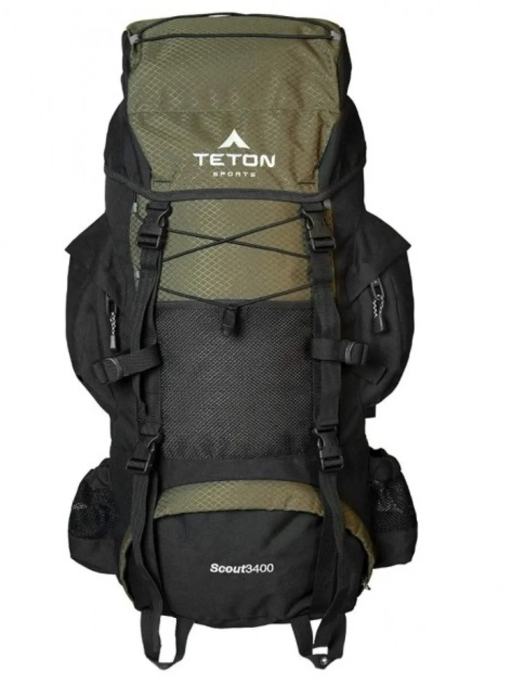 Teton Scout 3400 Hiking Backpack - Olive/Black